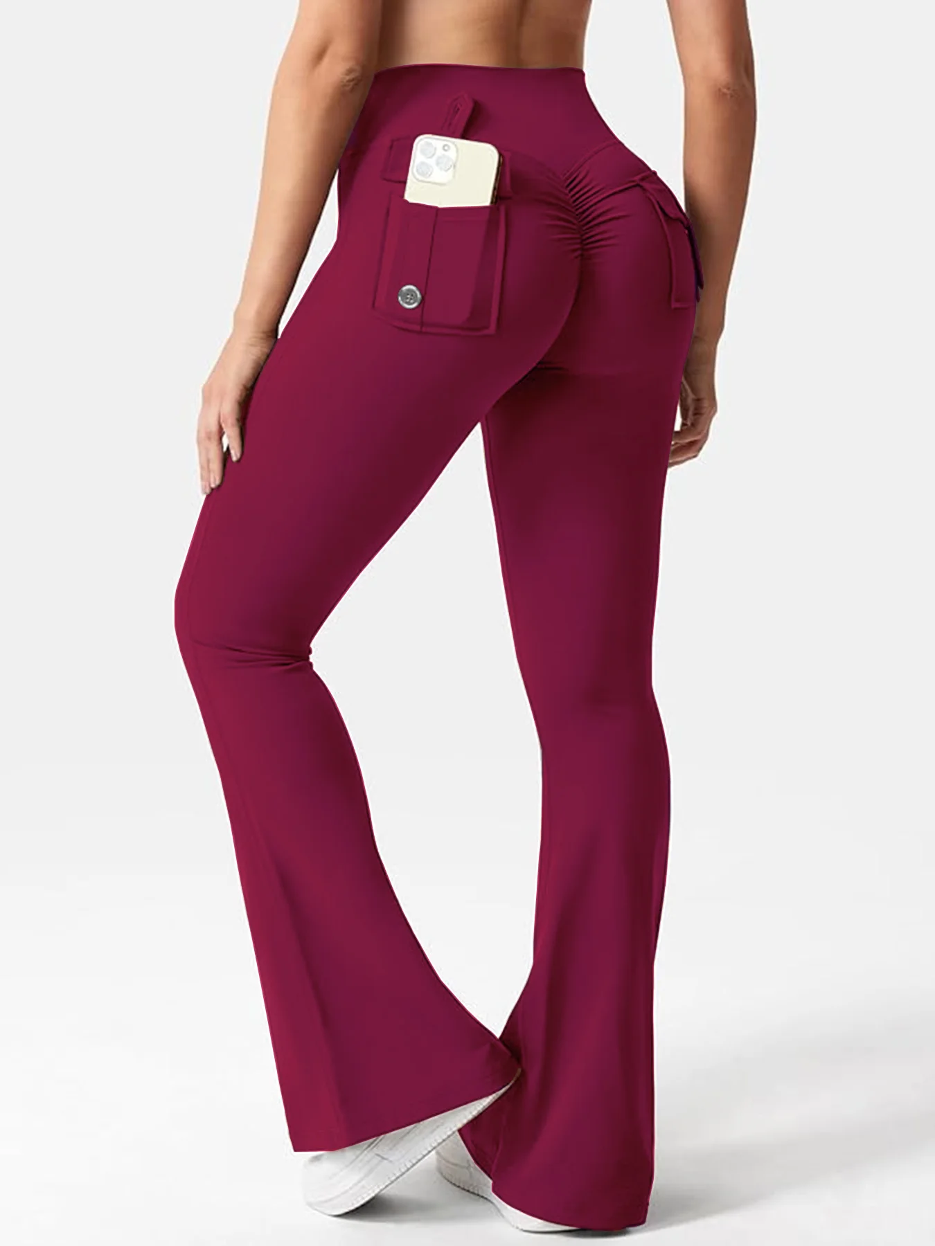 Summer Women's Cargo Pocket Fitness Tights