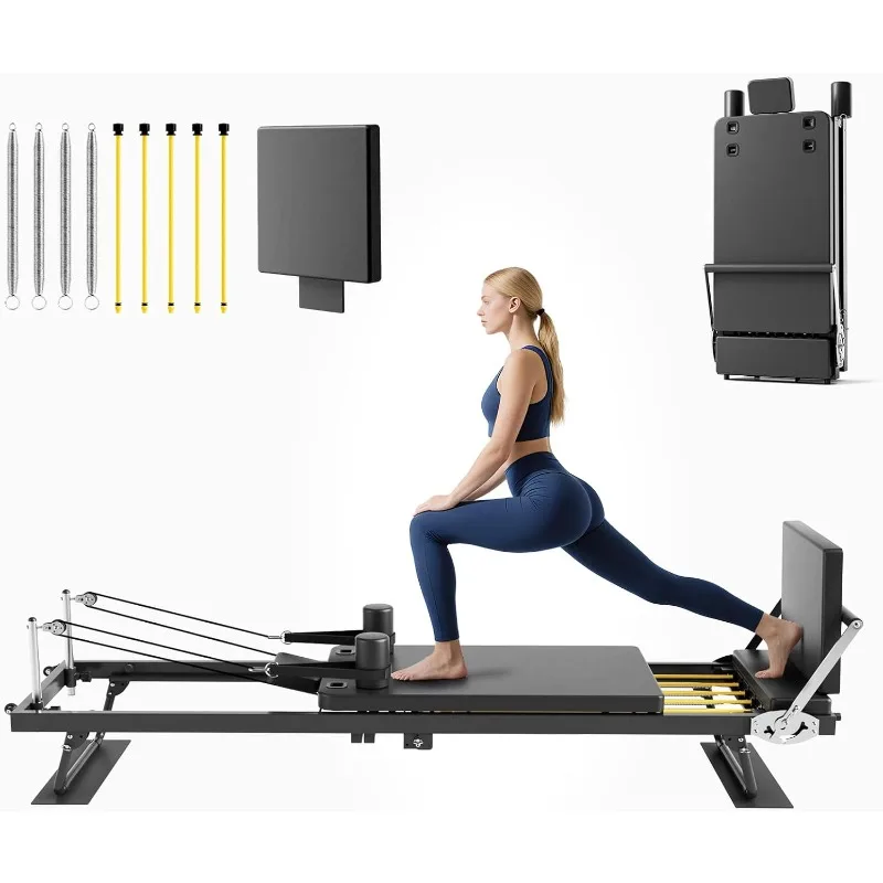 91" Foldable Pilates Reformer Machine