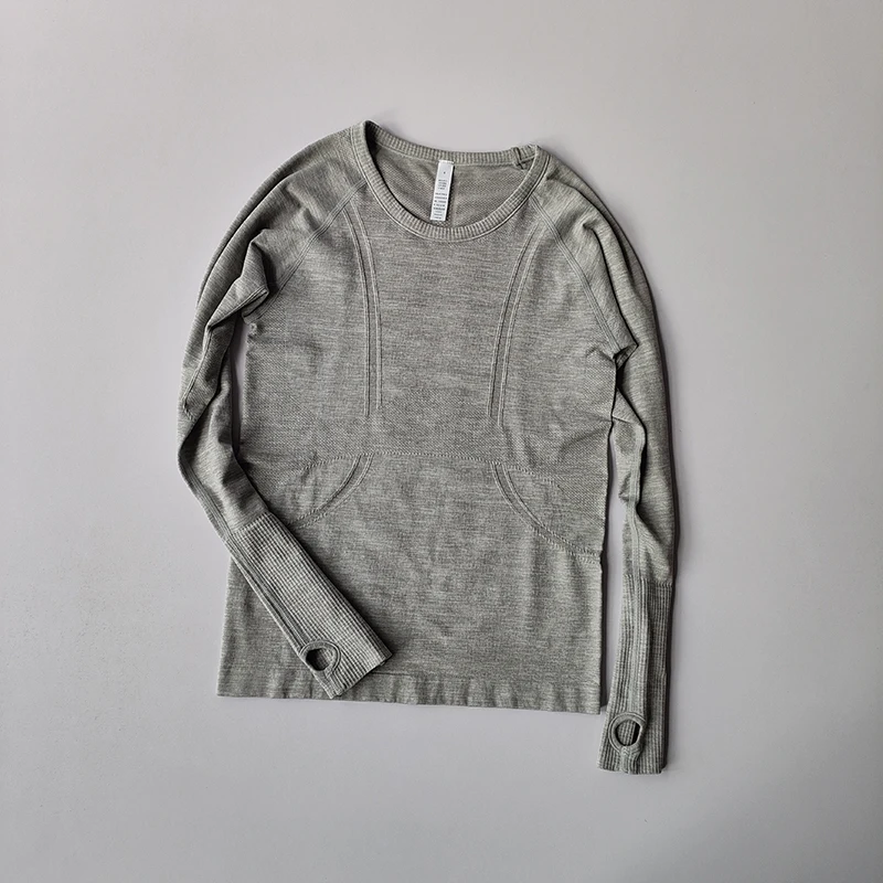 Yoga Clothes for Women, Sports Tops, Round Neck - Image 4