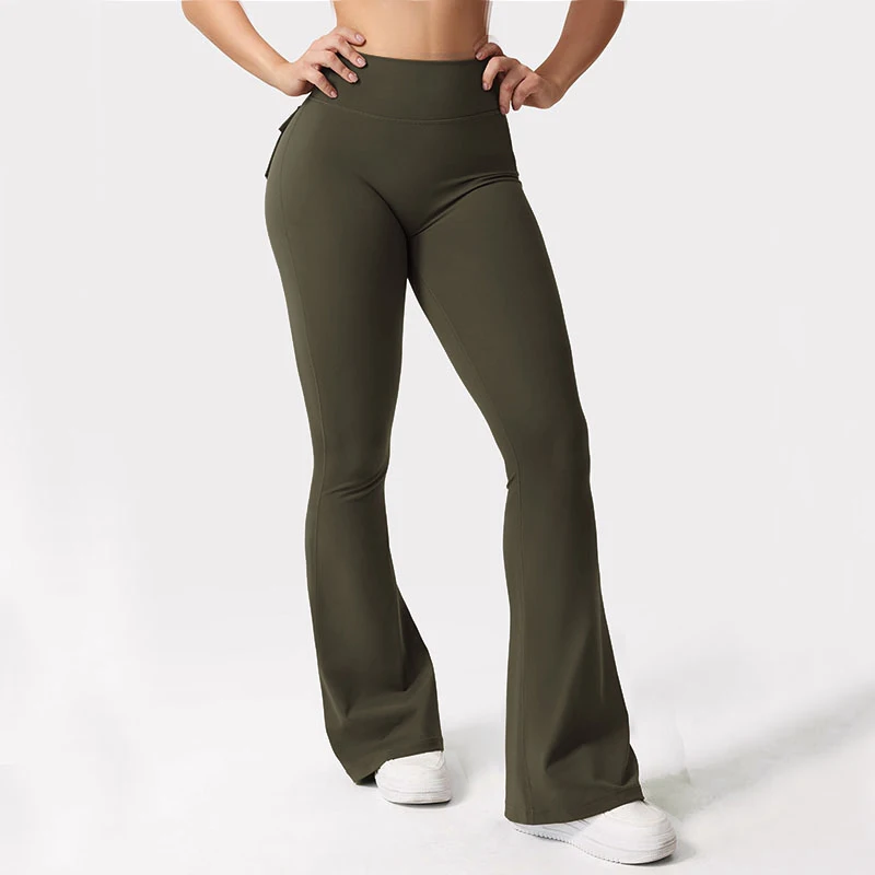 Summer Women's Cargo Pocket Fitness Tights - Image 5
