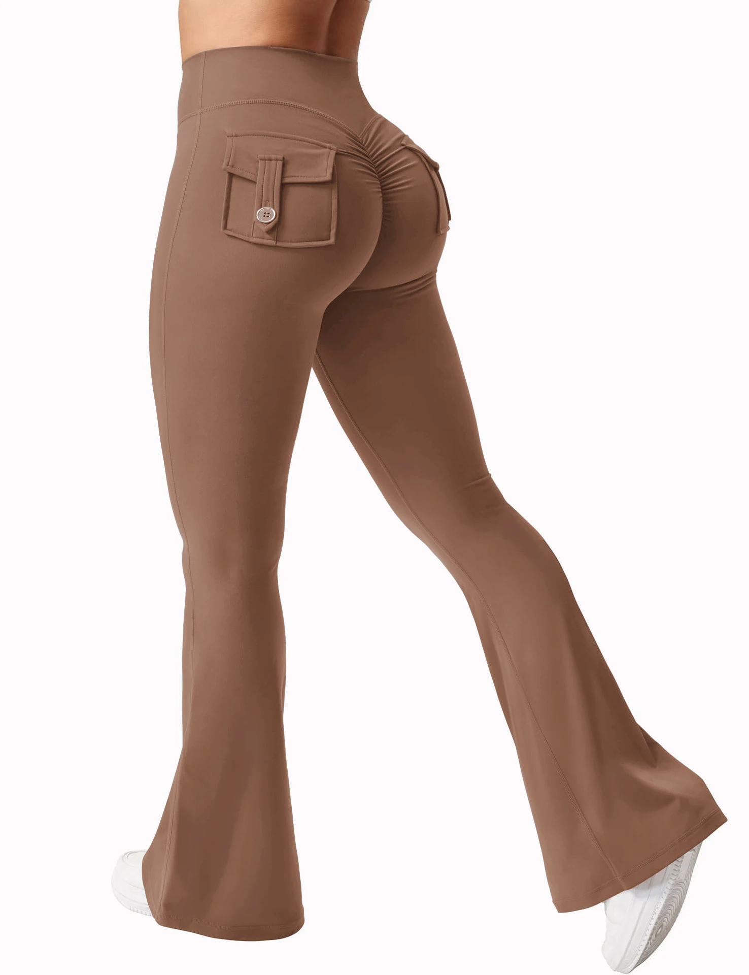 Summer Women's Cargo Pocket Fitness Tights - Image 3